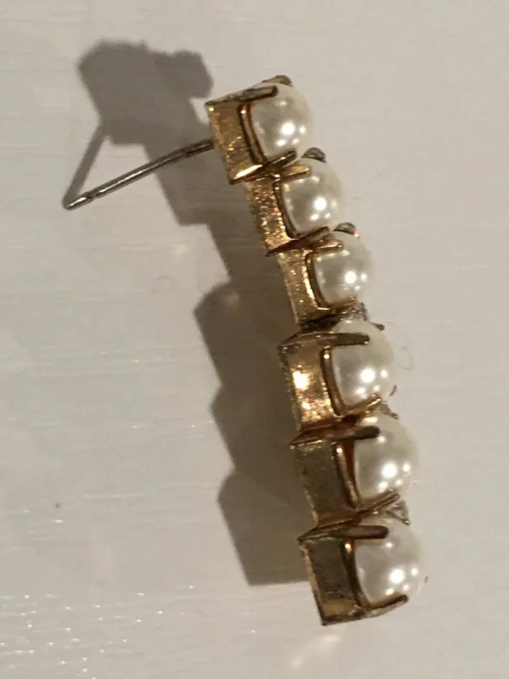 J. Crew Pearl & Rhinestone Earrings